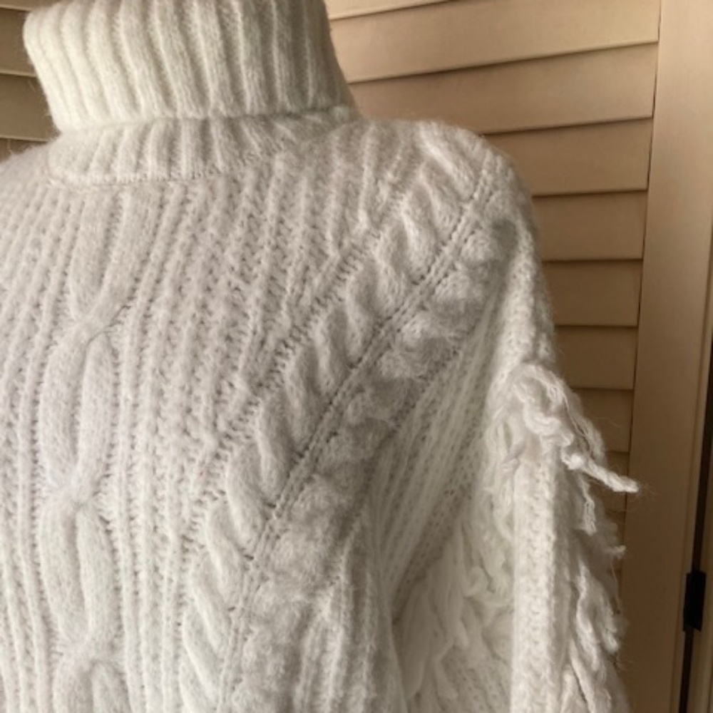 Cable Knit Turtleneck Sweater - image 3